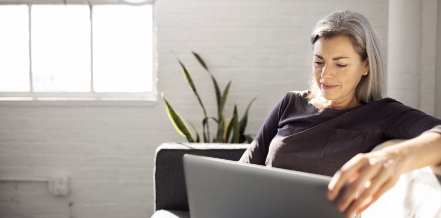 Image of woman thinking
